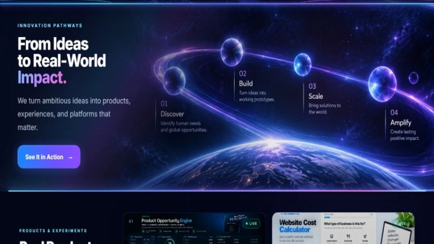 Mohsin Labs brand and website project preview two